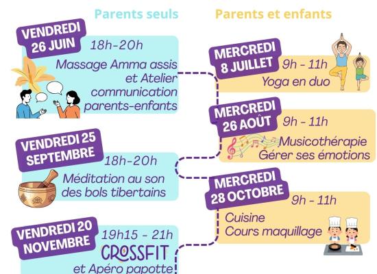Un temps de répit pour des parents fatigués !
